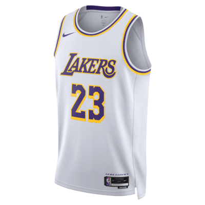 Los Angeles Lakers Association Edition 2022 23 Men s Nike Dri FIT NBA Swingman Jersey. Nike SG